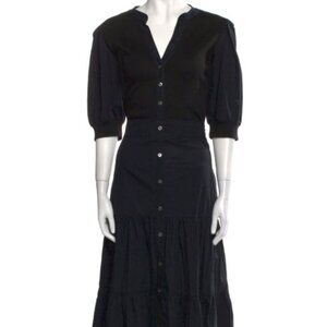 Veronica Beard Davenport Tiered Midi Sundress